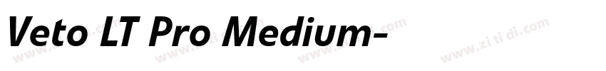 Veto LT Pro Medium字体转换